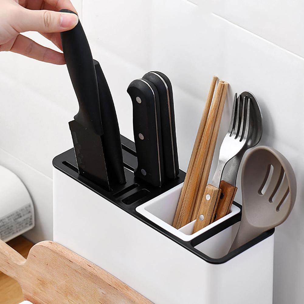 Mixrion Kitchen Tableware & Knife Storage Rack – Plastic Holder