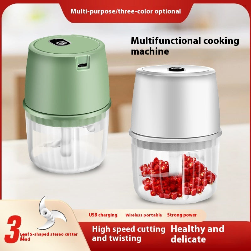 Mixrion USB Rechargeable Garlic Press – Mini Food Chopper