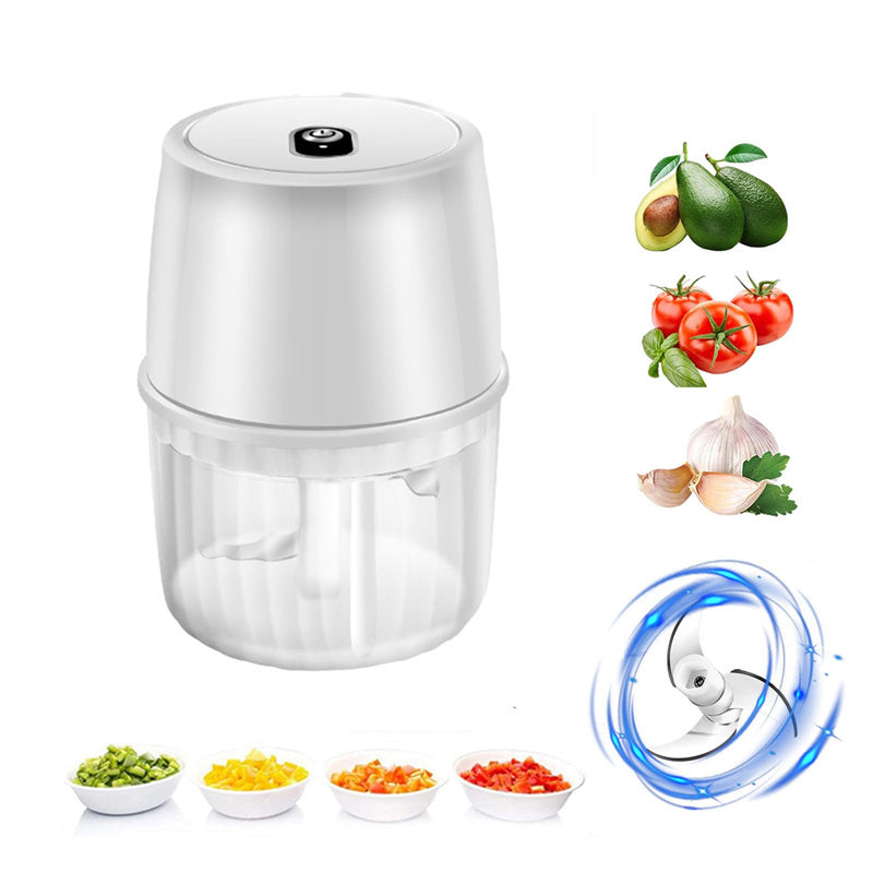 Mixrion USB Rechargeable Garlic Press – Mini Food Chopper