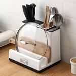 Mixrion Kitchen Tableware & Knife Storage Rack – Plastic Holder