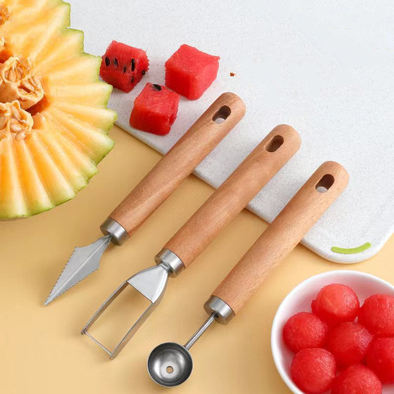 Mixrion Watermelon Cutter – Stainless Steel Slicer